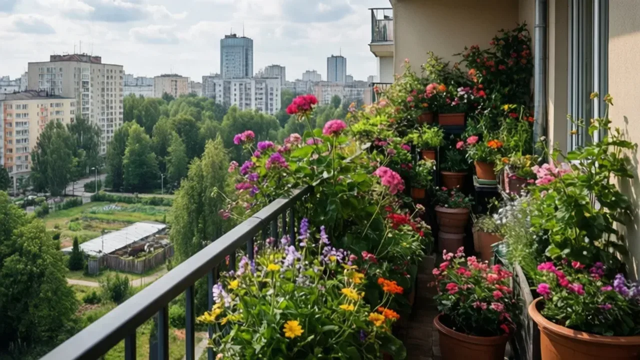 Balkony w wieżowcach na os. Tysiąclecia – jak uzyskać zgodę na obsadzenie kwiatami?