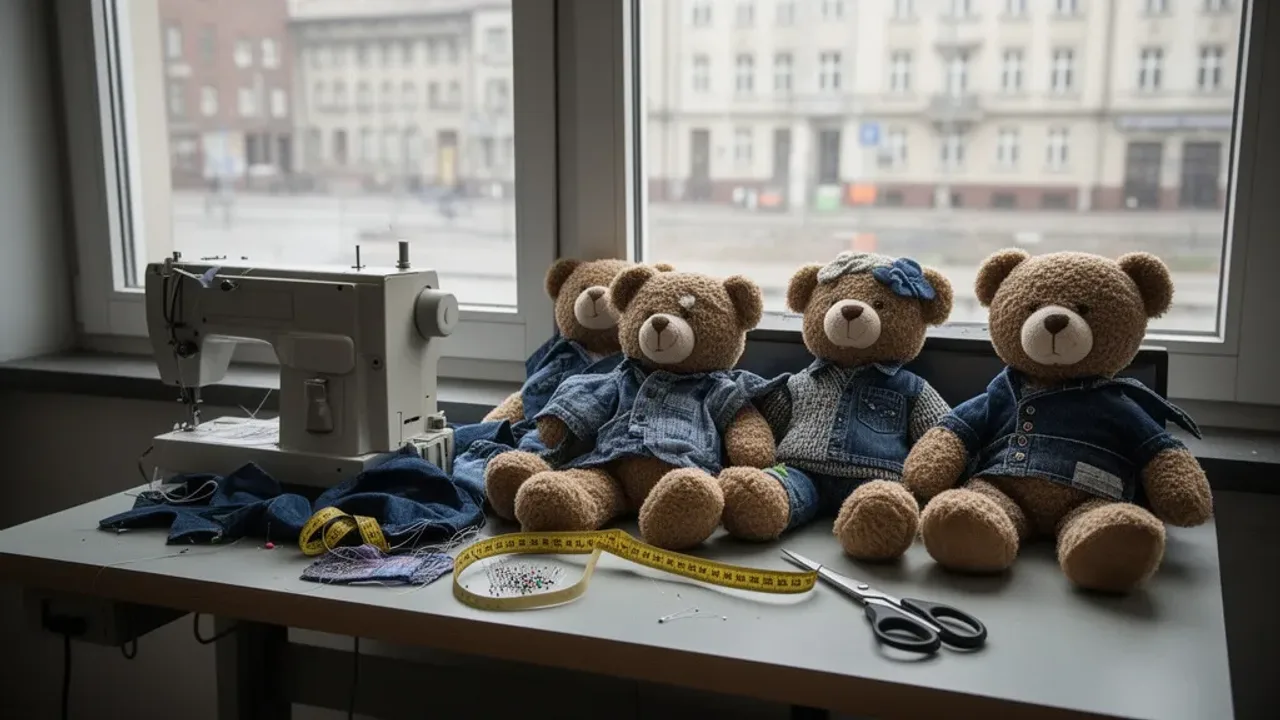Była sprzedawczyni z Piotrowic szyje maskotki z ubrań zmarłych na pamiątkę