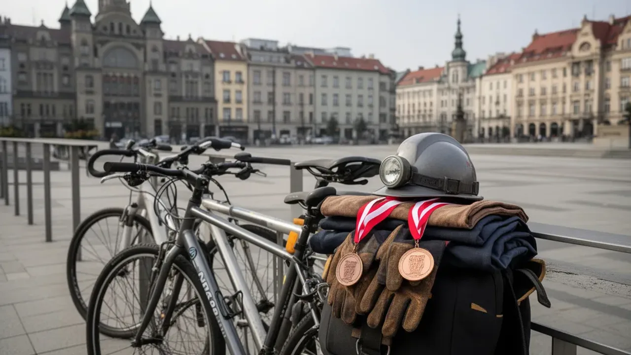 Górnicy z Katowic wiozą brąz z górskich mistrzostw Polski w kolarstwie