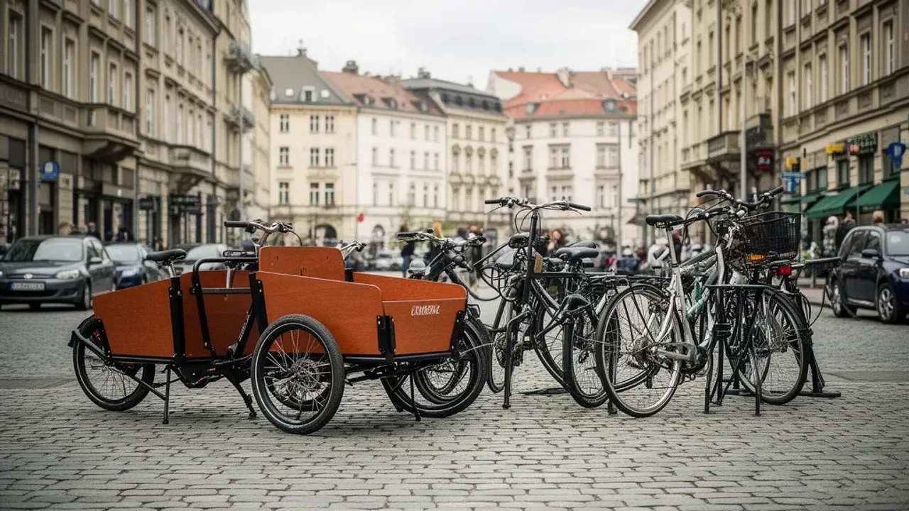 Młodzi katowiczanie rezygnują z samochodów na rzecz rowerów cargo