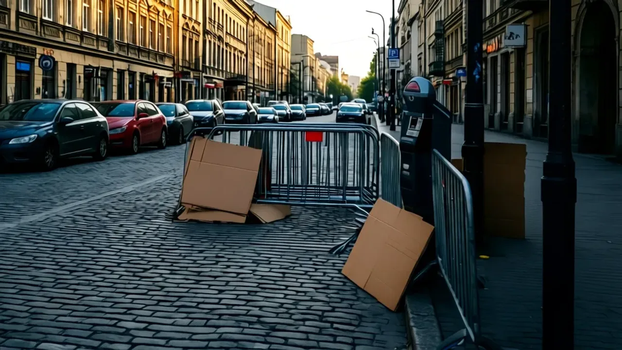 Przedsiębiorcy z ulicy Mariackiej protestują przeciwko nowej strefie płatnego parkowania