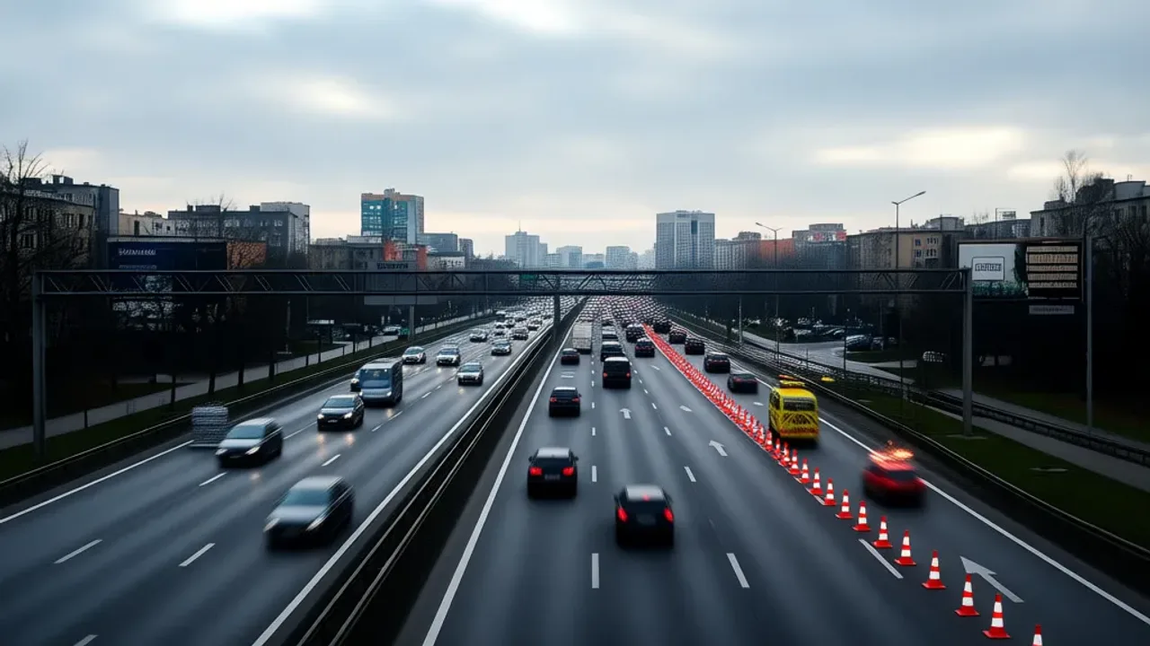 W weekend zamknięcie fragmentu A4 w kierunku Krakowa – objazdy przez Mikołów